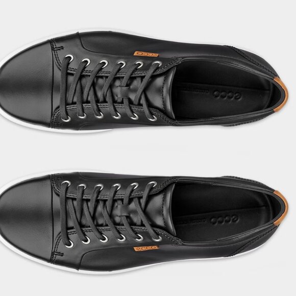 NWT ECCO Men's Soft 7 Sneaker in Black Size 44 - Picture 2 of 14